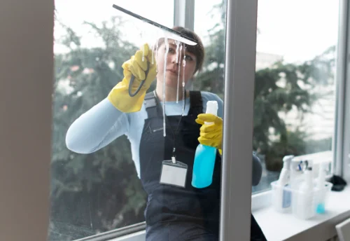 Nettoyage de vitres intérieures et extérieures à Busque